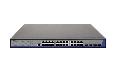 機架式工業(yè)級萬兆POE交換機_UT-63424GC-24GT-4XGP-POE 24G+4XG三層網管型以太網交換機