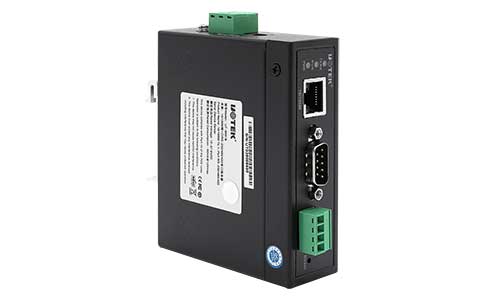工業(yè)串口供電服務器_UT-6801A-POE 10/100M轉(zhuǎn)1口RS-232/485/422串口服務器